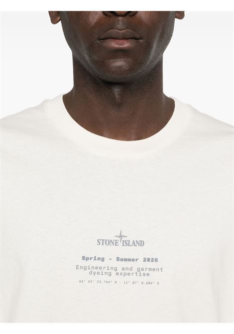 t-shirt 2100001 uomo avorio STONE ISLAND | L1S15 2100001 S0285V0093